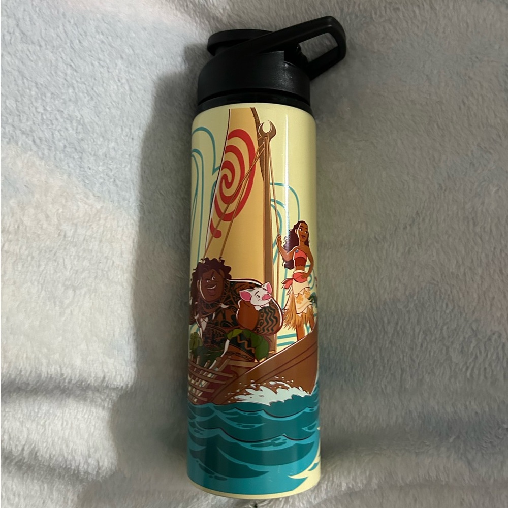 Disney Moana Stainless Steel Water Bottle NWT
